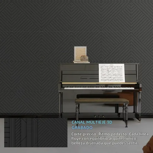 Vista 5 de CIUIUTIC - Paneles acústicos de pared, paquete de 6 paneles acústicos de 20 x 20 pulgadas, paneles acústicos decorativos, arte de pared absorbente