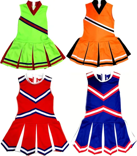 Vista 6 de Total 2550 Disfraz de animadora para niñas pequeñas, uniforme de animadora, disfraz de Halloween