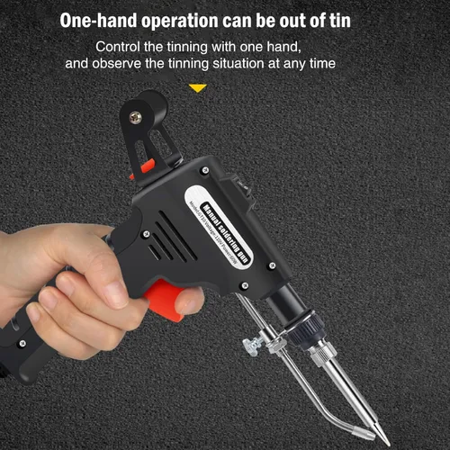 Vista 6 de Soldador de hierro multifunción, pistola de soldadura automática de mano, pistola de soldadura eléctrica para reparación de soldadura con una sola