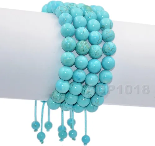 Vista 139 de AD Beads Pulseras de piedras preciosas unisex de 0.315 pulgadas (0.315 in), macramé curativo ajustable de 7 a 9 pulgadas Usa esta pulsera