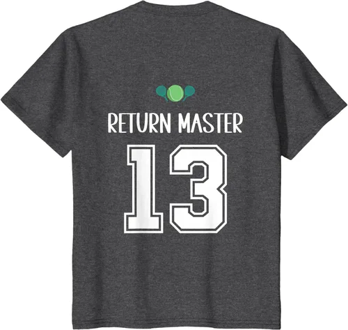 Vista 27 de Camiseta divertida del grupo de tenis de pádel para el equipo de pádel