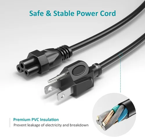 Vista 7 de Convertidor de CA a CC, convertidor de 110 V/120 V a 12 V, adaptador de encendedor de cigarrillos de 10 A 120 W a enchufe de pared, cable de 7.87