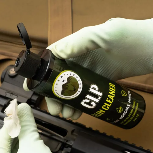 Vista 4 de CLP Limpiador de pistola de 8 onzas, limpiador de orificios, lubricante, aceite protector para pistola, todo en uno, solvente de pistola, lubricante