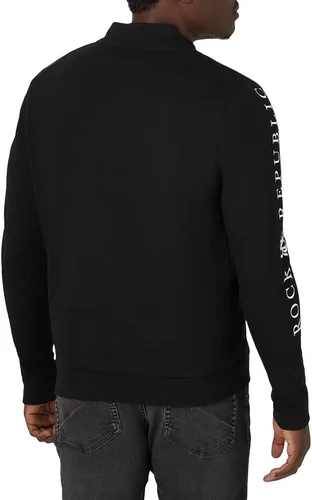Vista 2 de Rock & Republic Chaqueta de felpa francesa con cremallera para hombre