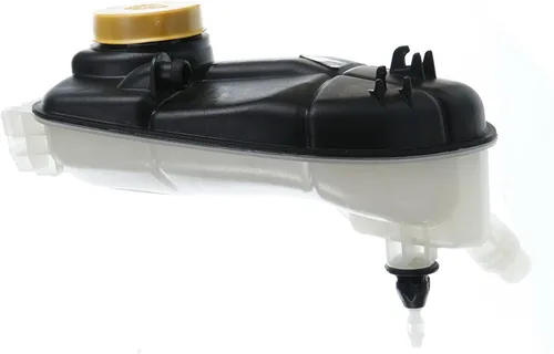 Vista 2 de YHTAUTO Depósito de expansión de depósito de desbordamiento de recuperación de refrigerante del motor W/O tapa y sensor presurizados