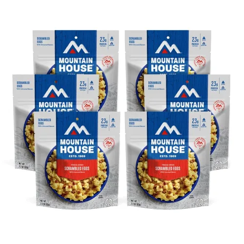 Vista 14 de Mountain House granola con leche y arándanos Comida liofilizada para mochileros y camping Pack de 6