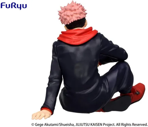 Vista 7 de Furyu Jujutsu Kaisen: Figura de parada de fideos de Yuji Itadori, multicolor