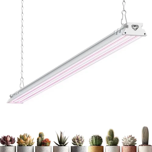 Vista 16 de Barrina TX-S60 Luz de crecimiento de 4 pies para plantas de interior, 240W (4 x 60W, equivalente a 1680W), alto PPFD, espectro completo con LEDs