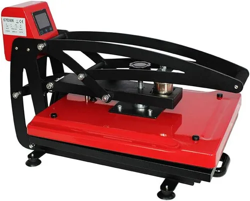Vista 2 de Máquina de prensa de calor de 16 "x 20" para camisetas, máquina de sublimación de versión vertical abierta automática para impresión de textiles