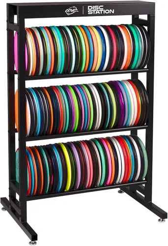 Vista 8 de MVP Disc Sports Estante de almacenamiento de discos Disc Station (elige tu tamaño y color)