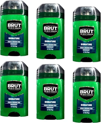 Vista 2 de Brut Desodorante Signature Fragancia 2.7 oz / 76 g (Paquete de 6)