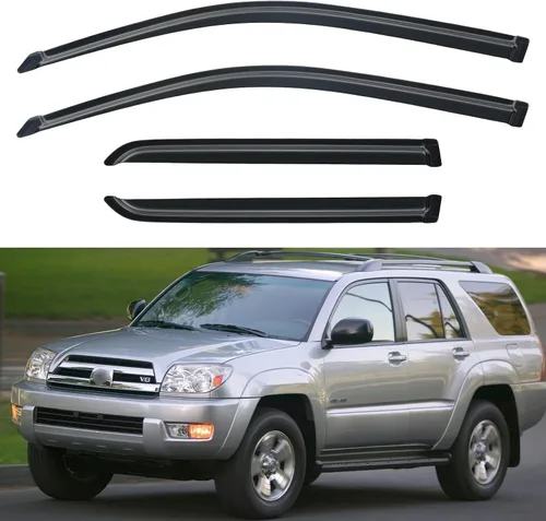 Vista 91 de YQAUTEC - Viseras para ventana, protectores contra la lluvia, compatibles con Subaru WRX 2015-2021, deflectores de viento para ventanas, viseras