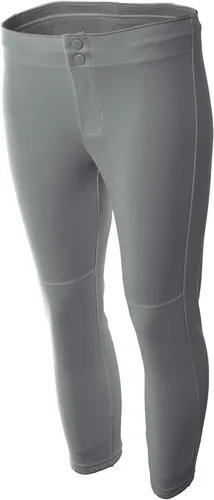 Vista 9 de A4 Pantalón de Softbol para Niña Gris