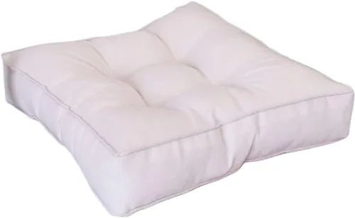 Vista 10 de Cojín cuadrado sólido de 16 pulgadas para silla, estilo tatami, cojín antideslizante y grueso, tapete suave para silla de oficina, cocina, comedor