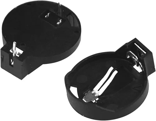 Vista 6 de WMYCONGCONG 30 PCS botón titular de batería CR2032 CR2025 moneda botón célula titular de la batería, negro