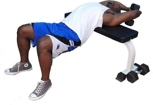 Vista 5 de TDS Banco de pesas plano Deluxe Utility flat bench with extra thick upholstery