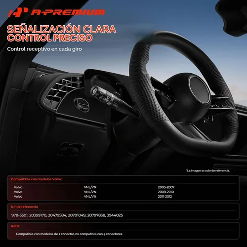 Vista 2 de A-Premium - Interruptor de señal de giro para faros delanteros