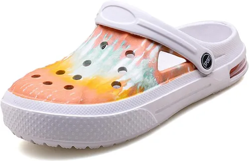 Vista 11 de Zuecos de jardín para mujer, zapatos informales, sandalias de playa, antideslizantes, para piscina, para el agua, para el hogar, calzado de verano