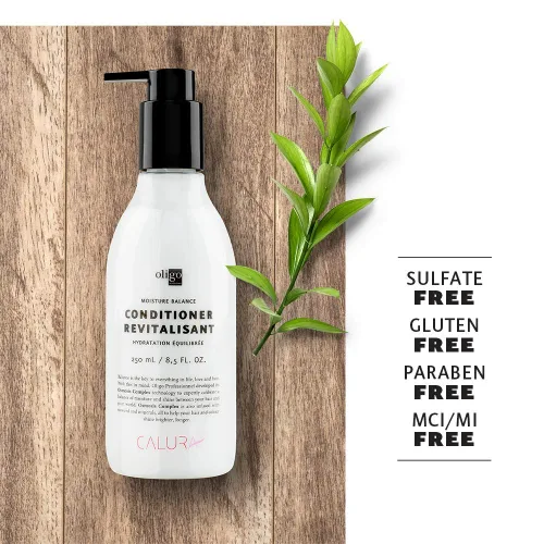Vista 5 de OLIGO PROFESSIONNEL - Acondicionador Calura Moisture Balance - Hombres y Mujeres - Sin parabenos - Para cabello graso - Promueve la longevidad