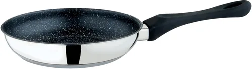 Vista 5 de Mepra Fantasia 30197924N - Sartén de piedra de 9.4 in, acero inoxidable, revestimiento de piedra Eterna, mango de baquelita Utensilios de cocina