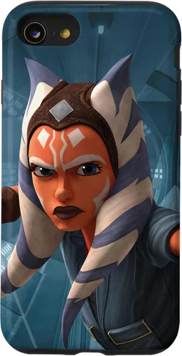 Vista 18 de Carcasa azul Ahsoka Tano para iPhone 13 Pro Max Star Wars The Clone Wars