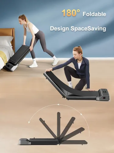 Vista 2 de WalkingPad Caminadora plegable Z1, compacta para un fácil almacenamiento Gray