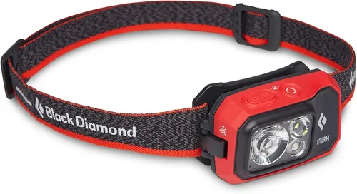 Vista 5 de BLACK DIAMOND Linterna frontal Storm 400 400 lúmenes de brillo Impermeable y regulable 3 pilas AAA (incluidas) Camping, senderismo, correr