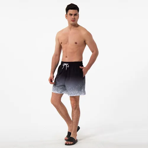 Vista 4 de Traje de baño para hombre de secado rápido para playa