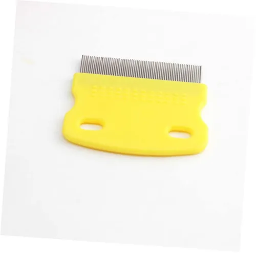Vista 2 de KALLORY Peine de aseo para perros, peine para eliminar el pelo de mascotas, peine de masaje para eliminar mate, nudos y enredos (color al azar)