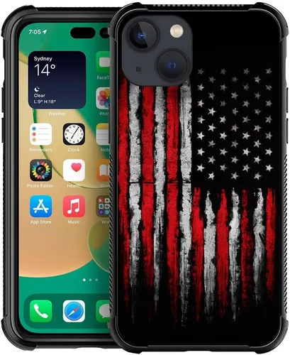 Vista 32 de Compatible con iPhone 13 Mini, diseño de H Art Cat Pattern, H Funda protectora de TPU resistente a arañazos y golpes para iPhone 13 Mini de 5.4