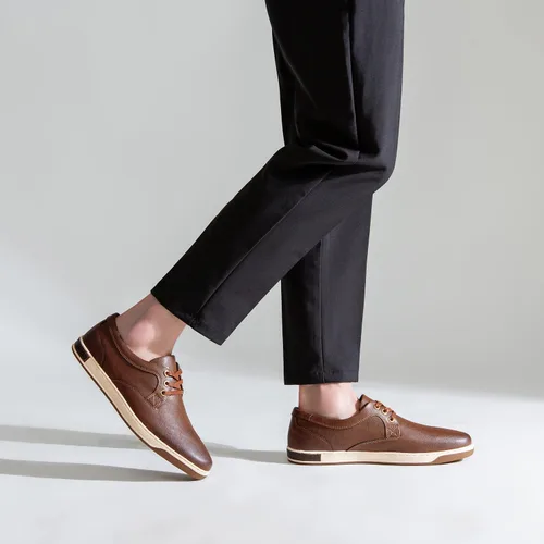 Vista 3 de Jousen Tenis informales a la moda para hombre