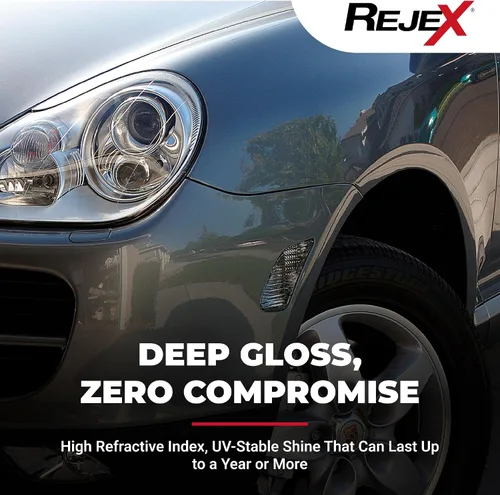 Vista 4 de RejeX Acabado brillante que protege, revestimiento de polímero de larga duración para automóviles, camiones, barcos, caravanas, motocicletas