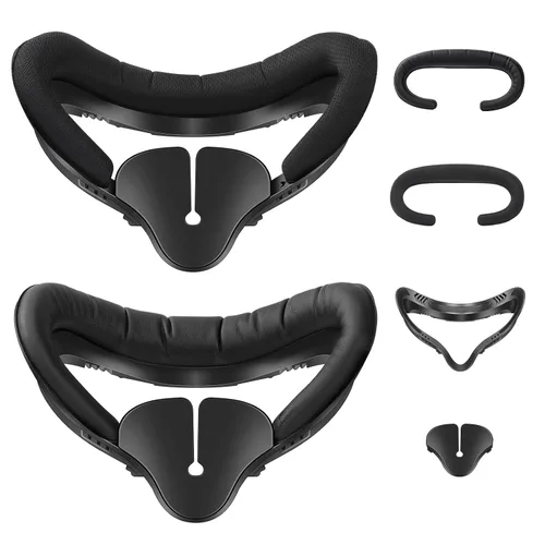Vista 2 de VR Face Pad Replacement for Quest 2, Fitness Facial Interface Bracket, Foam Cushion, Anti-fogging Sweatproof Face Cover