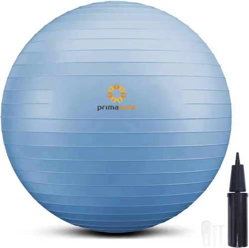 Vista 9 de Primasole Pelota de ejercicio para equilibrio, estabilidad, fitness, entrenamiento, yoga, pilates en casa, oficina y gimnasio, pelota de parto