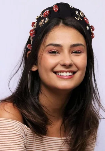 Vista 4 de Diadema de fútbol para mujer con diamantes de imitación de cristal con nudo superior, diadema negra para el día del juego, accesorios para la cabeza