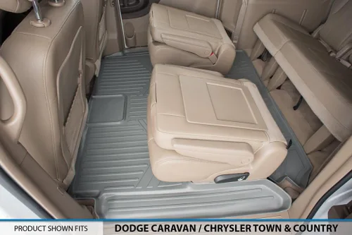 Vista 2 de MAXLINER Alfombrillas de segunda y tercera fila para Chrysler Town & Country 2008-2016
