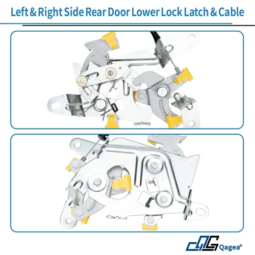 Vista 5 de Pestillos de bloqueo inferiores de puerta trasera - Lado izquierdo del conductor y lado derecho del pasajero - Reemplazo para Ford F-150 F-250 HD