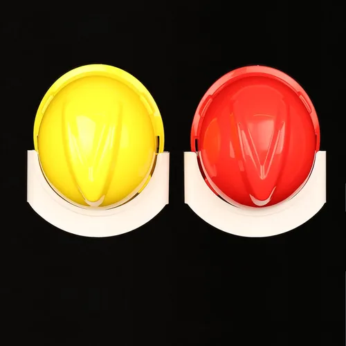 Vista 2 de Soporte para casco de pared, 2 juegos (2 piezas) - Soporte para casco duro para taller, oficina, sala de estar