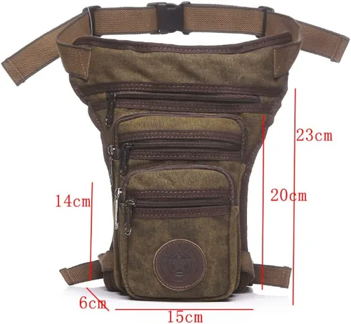 Vista 7 de Bolsa de pierna de caída de la motocicleta al aire libre para hombres mujeres bicicleta ciclismo senderismo Divertido paquete de viajes deportes