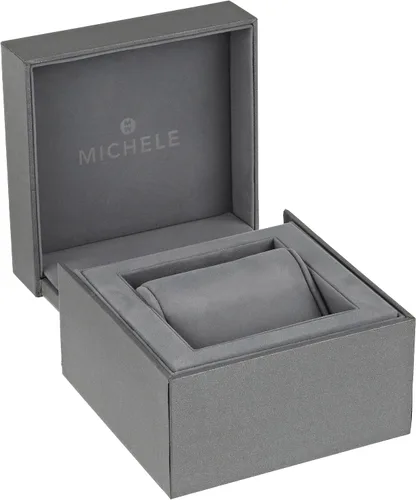 Vista 3 de MICHELE, MWW06P000099, reloj deco analógico de cuarzo suizo plateado para mujer