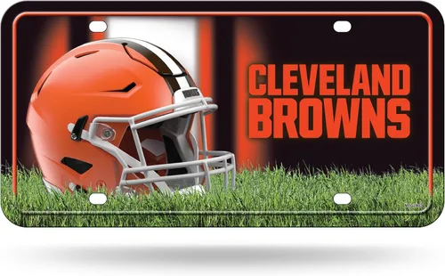 Vista 30 de Rico Industries Placa de matrícula de metal unisex para adultos de la NFL