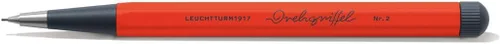 Vista 21 de LEUCHTTURM1917 - Lápiz mecánico Drehgriffel - Lápiz de escritura recargable con plomo de grafito HB de 0.7 mm (albaricoque)