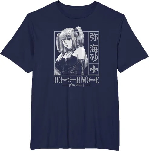 Vista 13 de Death Note Camiseta de anime Misa Kanji Frame Negro