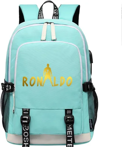 Vista 16 de Soccer Player 7 Mochila deportiva multifunción para viajes, portátil, para fanáticos del fútbol, para hombres y mujeres, negro - 2, Tamaño único