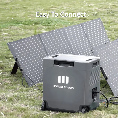Vista 7 de Mango Power Panel solar de movimiento solar de 200 W/36 V, IP67 impermeable y plegable cargador solar con salida MC- 4 para RV, campamento, apagón