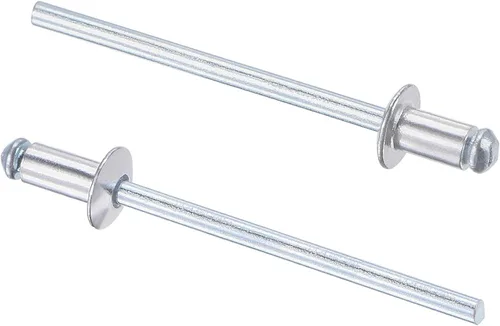 Vista 11 de uxcell Remaches ciegos, remaches de aluminio para tirar, 60 piezas tono plateado