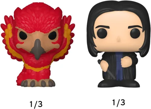 Vista 10 de Funko Bitty POP! HP - Voldemort, paquete de 4 - Lord Voldemort, Draco Malfoy (quidditch), Bellatrix Lestrange y una mini figura sorpresa misteriosa
