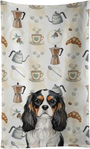 Vista 153 de Caroline's Treasures Afghan Hound - Toalla de cocina para barra de café, terciopelo frontal y lazo de algodón, lavable a máquina Sabueso afgano