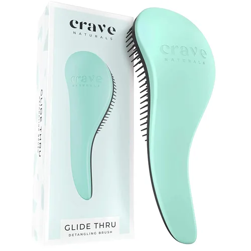 Vista 25 de Crave Naturals, Cepillo Desenredarte Deslizante para Resultados Definitivos, Niños y Adultos, Uso como Peine o Cepillo para Cabello, Color Negro