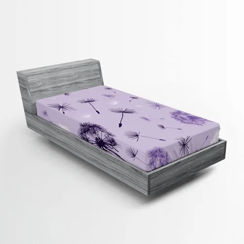 Vista 78 de Ambesonne Juego de sábanas bajeras veganas, ilustración de plátanos simétricamente alineados con patrón de frutas exóticas, funda de cama